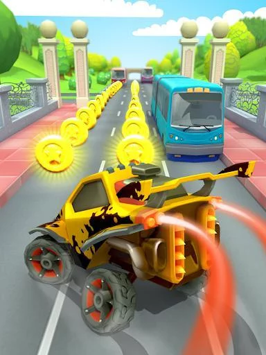 Изображение игры: Car Run Racing 🚗 Super Car Traffic Dodge
