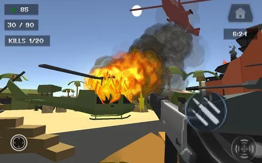 Изображение игры: Pixel Smashy War - Gun Craft