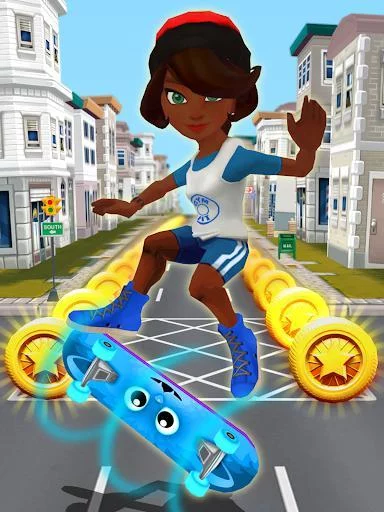 Изображение игры: Skater Rush - Endless Skateboard Game