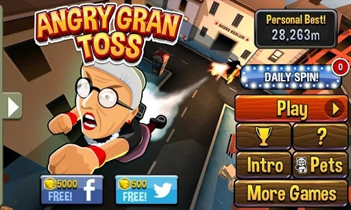 Изображение игры: Angry Gran Toss