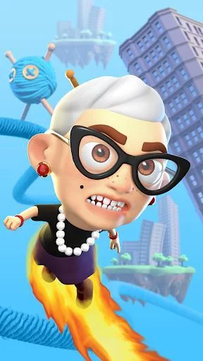 Изображение игры: Angry Gran Up Up and Away - Jump