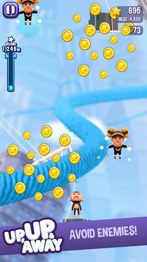 Изображение игры: Angry Gran Up Up and Away - Jump