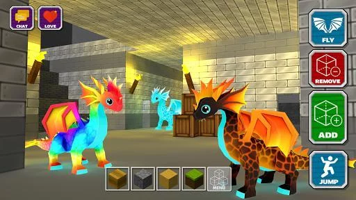 Изображение игры: Dragon Craft