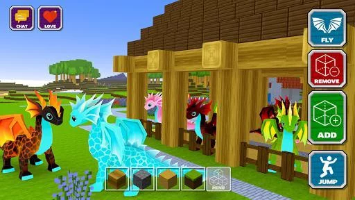 Изображение игры: Dragon Craft