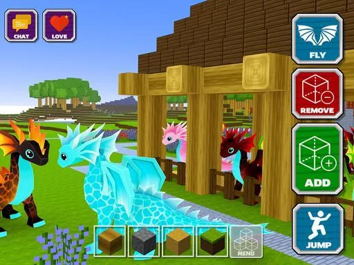 Изображение игры: Dragon Craft