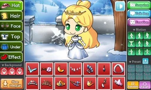 Изображение игры: Snow Princess Pretty Girl