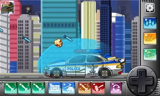 Изображение игры: T-rex Cops - Dino Robot