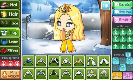 Изображение игры: Snow Princess Pretty Girl