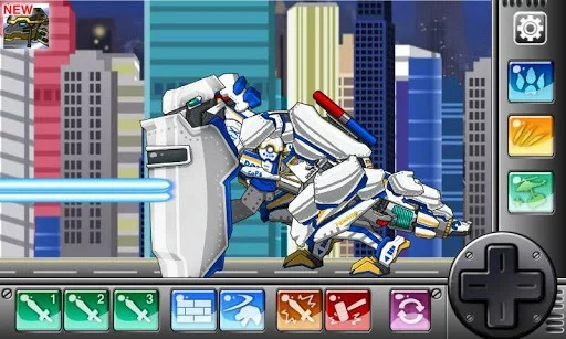 Изображение игры: T-rex Cops - Dino Robot