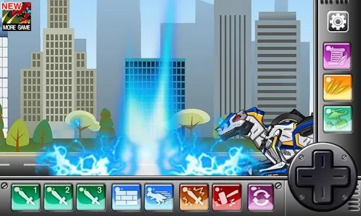 Изображение игры: Dino Robot - Velociraptor Cops