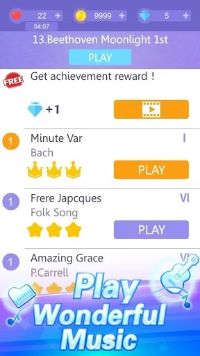 Изображение игры: White Tiles 2: Piano World