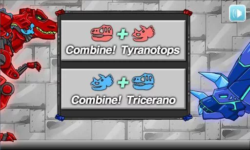 Изображение игры: Dino Robot - Tyrano + Tricera