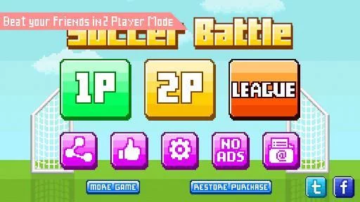 Изображение игры: Funny Soccer - 2 Player Games