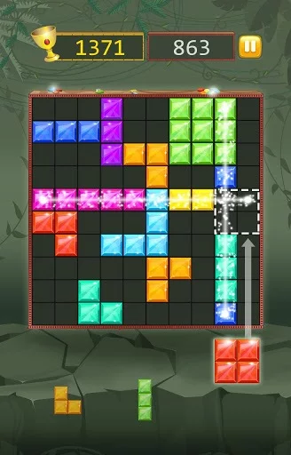 Изображение игры: Drag the Blocks! Puzzle