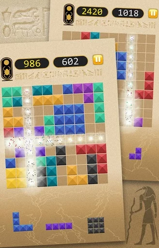 Изображение игры: Drag the Blocks! Puzzle