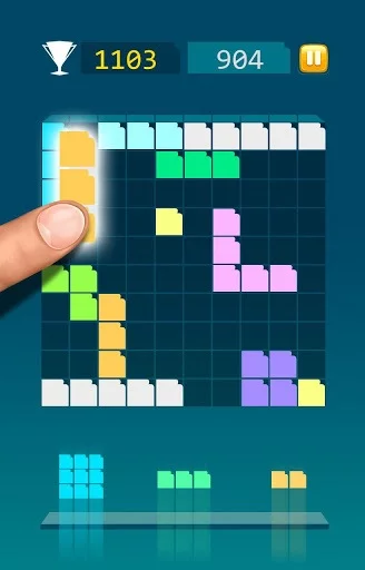 Изображение игры: Drag the Blocks! Puzzle