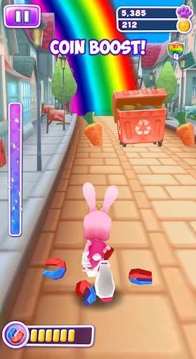 Изображение игры: Bunny Run - Bunny Rabbit Game