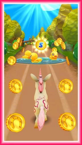 Изображение игры: Unicorn Runner 3D - Horse Run