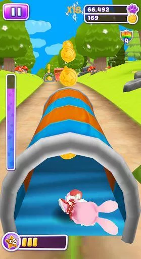 Изображение игры: Bunny Run - Bunny Rabbit Game