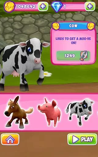 Изображение игры: Pets Runner Game - Farm Simulator