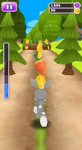 Изображение игры: Bunny Run - Bunny Rabbit Game