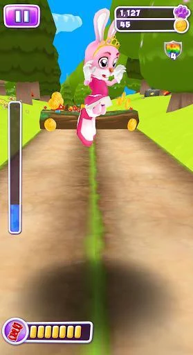 Изображение игры: Bunny Run - Bunny Rabbit Game