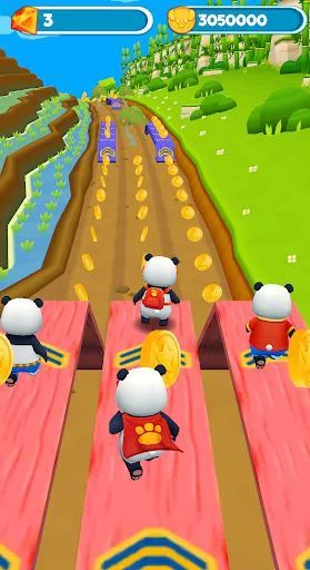 Изображение игры: Baby Panda Run