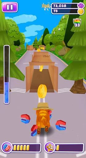 Изображение игры: Talking Cat Run - Talking Kitty Kitten