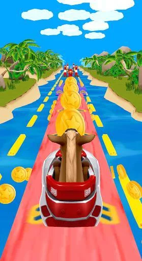 Изображение игры: My Little Unicorn Runner - Pony Jetski Simulator