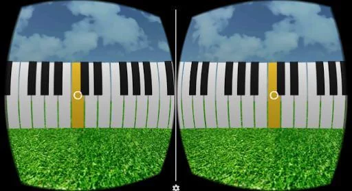 Изображение игры: Piano VR for Cardboard Free