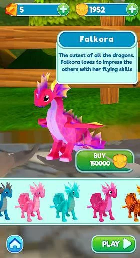 Изображение игры: Flying Dragon Run - Dragon World Dino Simulator