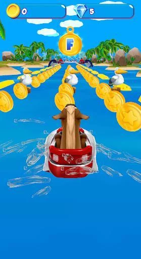 Изображение игры: My Little Unicorn Runner - Pony Jetski Simulator