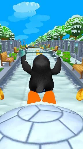 Изображение игры: Penguin Run