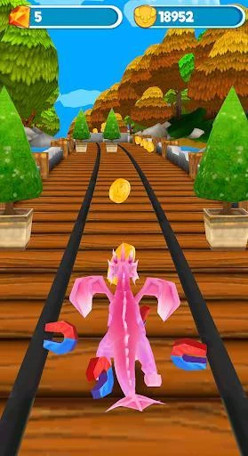 Изображение игры: Flying Dragon Run - Dragon World Dino Simulator