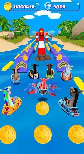 Изображение игры: My Little Unicorn Runner - Pony Jetski Simulator