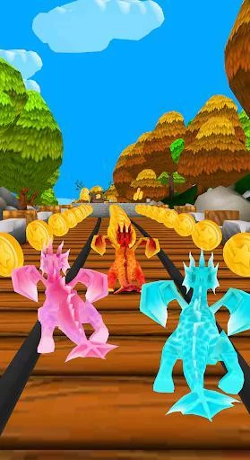 Изображение игры: Flying Dragon Run - Dragon World Dino Simulator