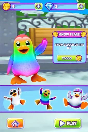 Изображение игры: Penguin Run