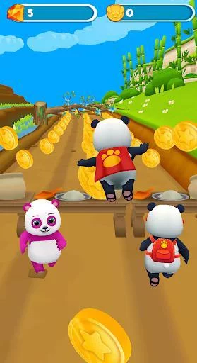 Изображение игры: Baby Panda Run