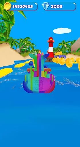 Изображение игры: My Little Unicorn Runner - Pony Jetski Simulator