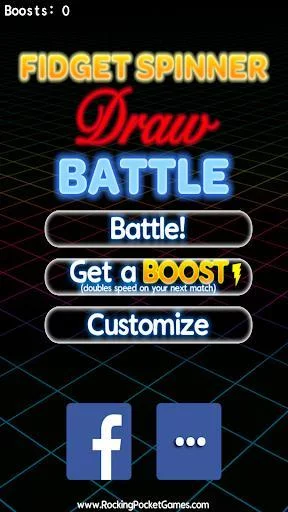 Изображение игры: Fidget Spinner Draw Battle