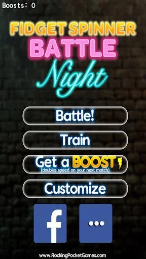 Изображение игры: Fidget Spinner Battle Night
