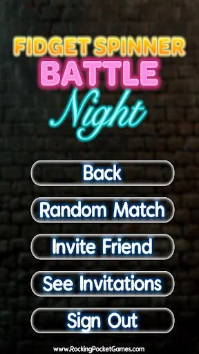 Изображение игры: Fidget Spinner Battle Night