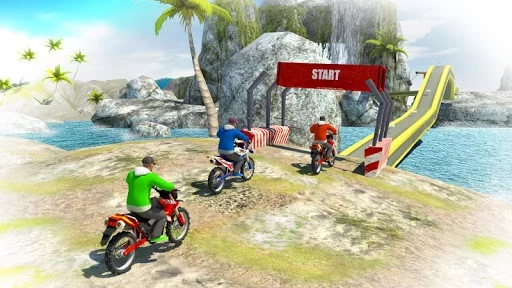 Изображение игры: Bike Race - Stunt Racing Games