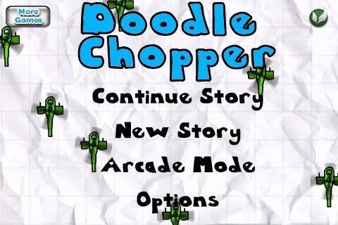 Изображение игры: Doodle Chopper