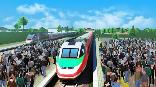 Изображение игры: Train Games 2017 Train Driver