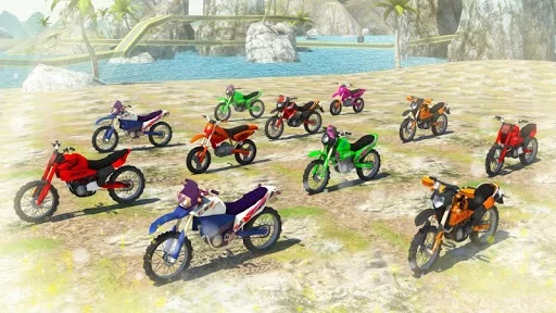 Изображение игры: Bike Race - Stunt Racing Games