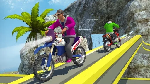 Изображение игры: Bike Race - Stunt Racing Games
