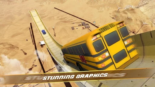 Изображение игры: Mega Ramp: Free Impossible Stunts