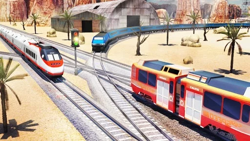 Изображение игры: Train Games Free Train Driving