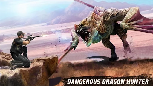 Изображение игры: Dragon vs Dinosaur Hunter: Dinosaur Games